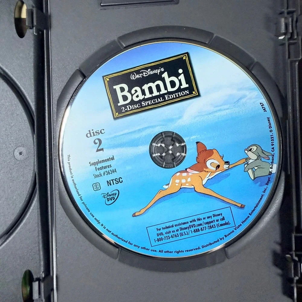 Disney DVD Lot Bambi Lady and the Tramp Alice in Wonderland Special Editions - Picture 4 of 16